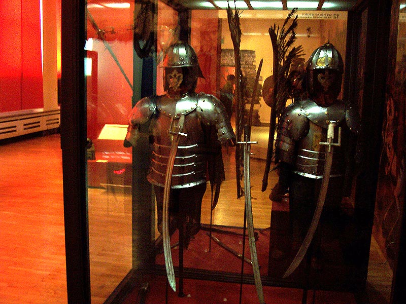 Winged hussar armours and sabres. XVII c.