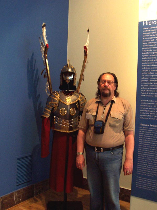 It's me near this armour.