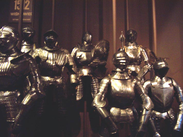 Knight armours.