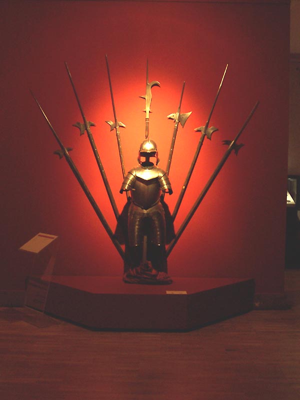 The hall of armours and weapons