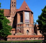 Malbork. Here a big icon of Saint Mary was located. It will be restored soon.